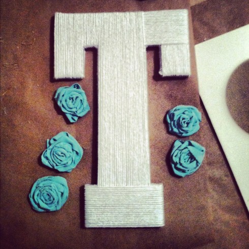 DIY Wave Wall Art Fabric Flowers