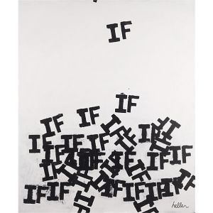 Falling Ifs Print by Matthew Heller, CB2