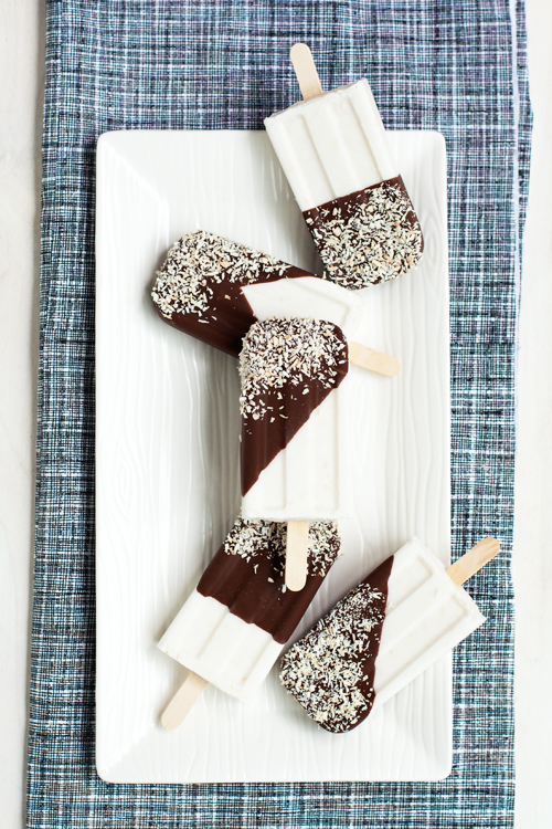 coconut popsicles via hungry girl por vida