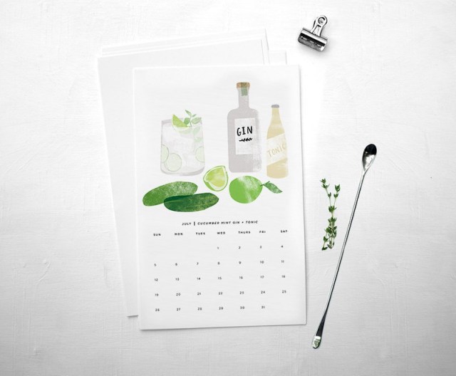 stir and shake calendar via redcruiser